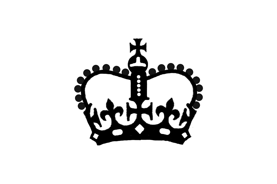 An example of a crown symbol, the St. Edward’s Crown.