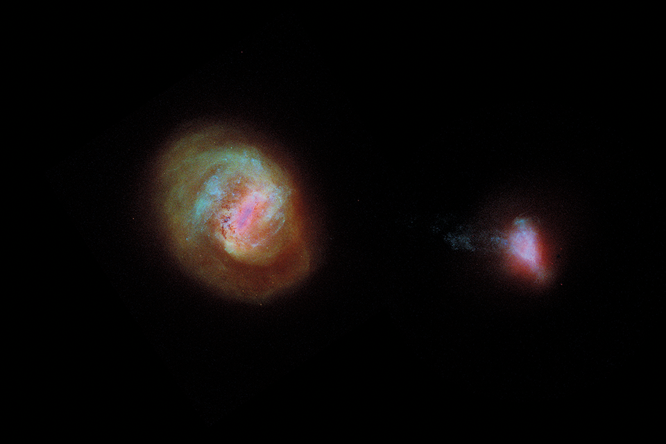 Вид Гайи на соседние галактики Млечного Пути.  Предоставлено: ESA/Gaia/DPAC;  CC BY-SA 3.0 ИГО.  Благодарность: Л. Чемин;  X. Лури и др. (2020)