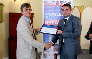 Chevening scholarship recepient from Belarus