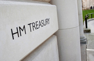 HM Treasury building plaque