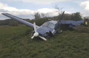 G-HYZA accident site