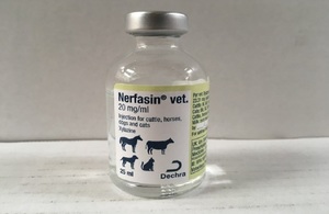 Bottle of Nerfasin 20 mg/ml Solution