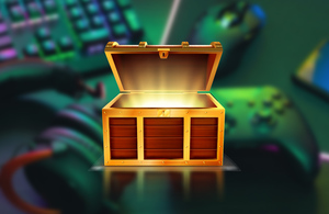 An image showing an open treasure chest
