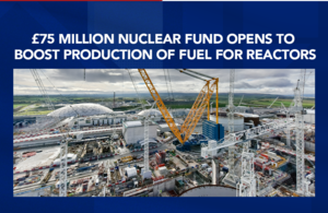 Nuclear fund opens to boost production of fuel for reactors