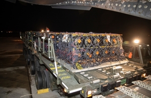 Javelin anti-tank missiles and other UK military aid being sent to Ukraine earlier this year