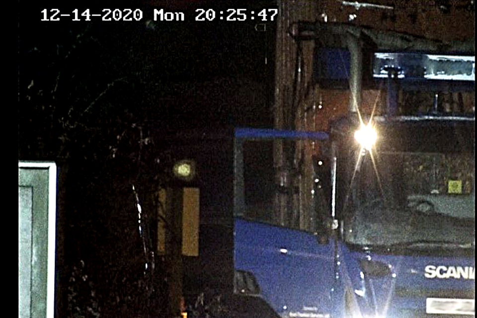 CCTV captured Shilling's truck entering the site 3 times.