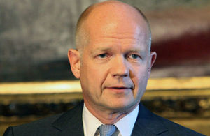 Foreign Secretary William Hague