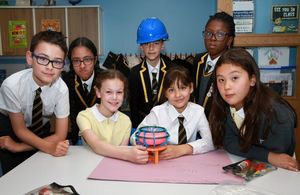 Pupils from Waverley Junior Academy learn about fusion energy