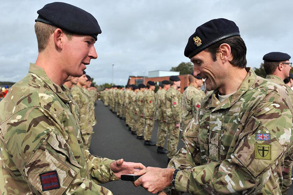 26 Engineer Regiment receive Afghanistan operational medals - GOV.UK