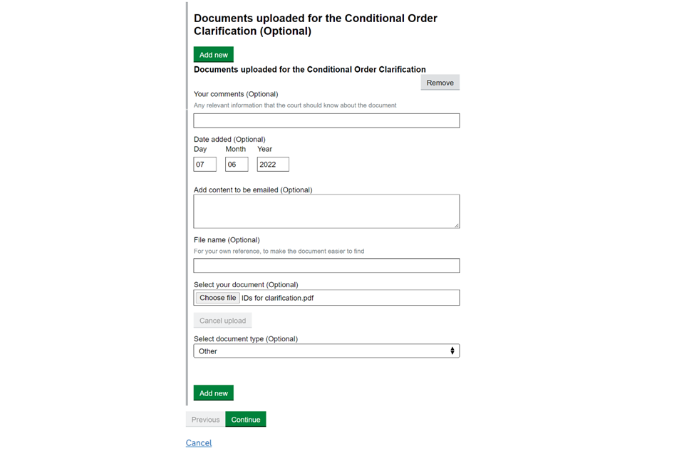 conditional order not being triggered