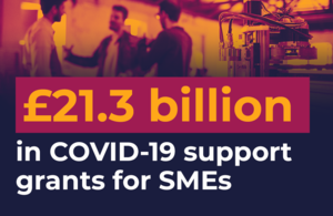 Гранты на поддержку малого и среднего бизнеса в связи с COVID-19 на сумму 21,3 миллиарда фунтов стерлингов