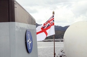 HMS Penzance departs on a course for her NATO mine countermeasures mission in the Mediterranean [Picture: Crown copyright]