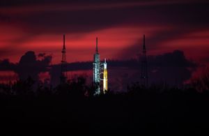 NASA’s Space Launch System and Orion spacecraft for Artemis I on the pad at Launch Complex 39B at NASA’s Kennedy Space Center in Florida. Credit: NASA