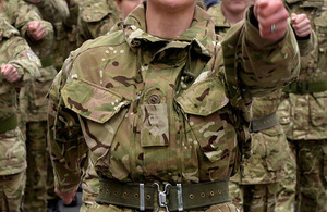 Soldiers on parade (stock image) [Picture: Corporal Steve Blake, Crown copyright]