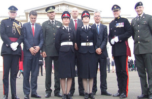 Graduation of the two Kosovo Security Force Female members