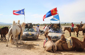 Camel traders, Gobi Desert
