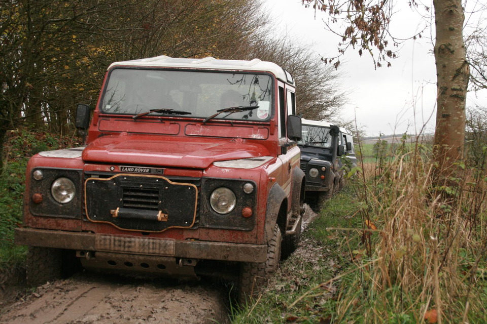 4x4 vehicles on Salisbury Plain