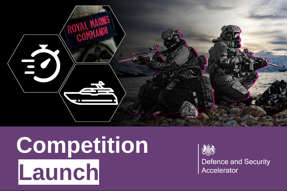 £1 million available for innovations to help the Commando Force safely get from ship to shore