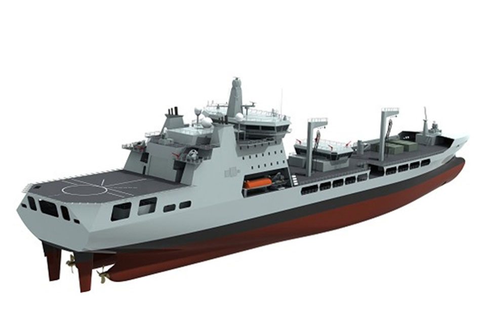 The new Tide Class Royal Fleet Auxiliary tankers will come into service from 2016