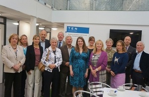 Jo Swinson visits Castledown Enterprise Centre, Wiltshire