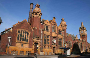 Front exterior view of Moseley Road Baths