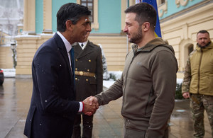 Премьер-министр Риши Сунак встретился с президентом Зеленским