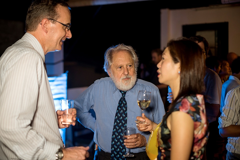 Lord Puttnam with Ambassador