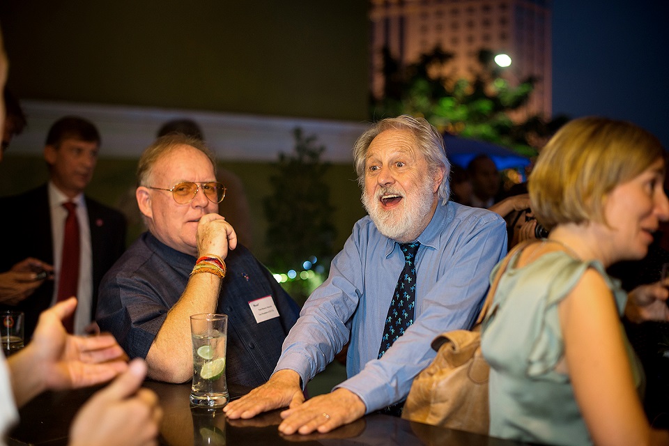 Lord Puttnam with ECCIL Vice President