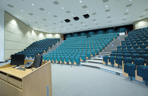 The briefing facility at Imjin Barracks