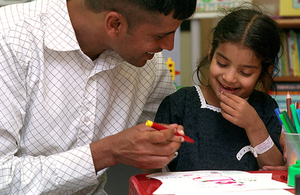 child with carer