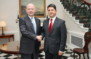 William Hague and Titus Corlăţean