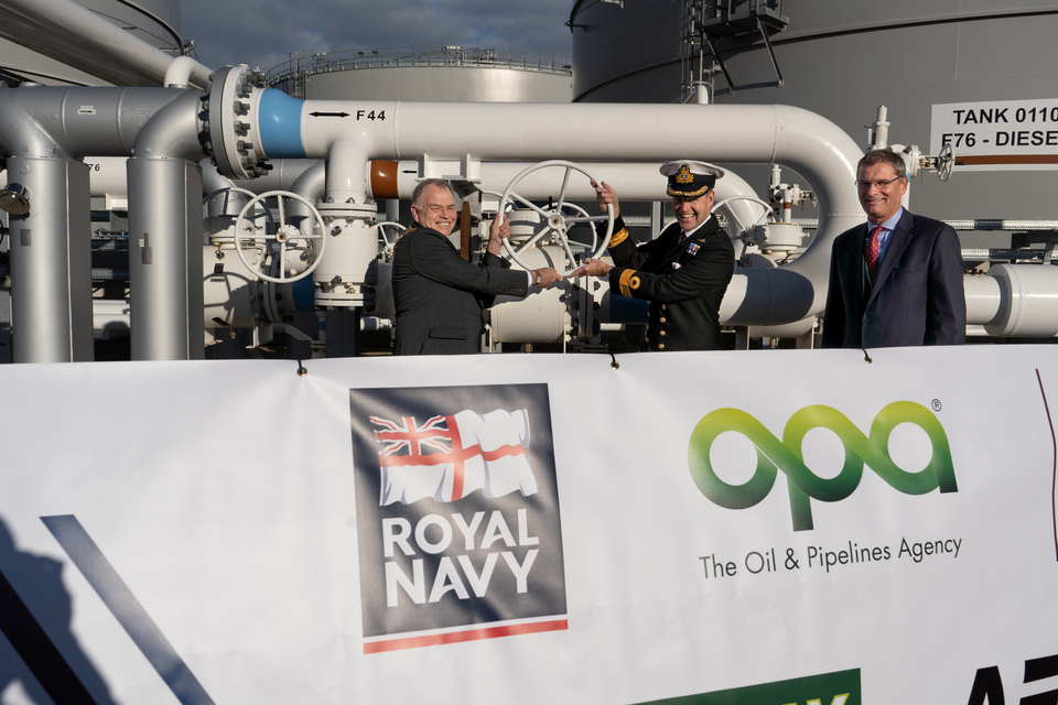 Gosport oil fuel depot upgraded to benefit future Navy requirements