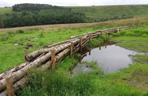 Leaky barrier, Smithills Estate, Bolton