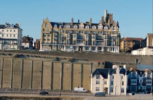 The Granville Hotel on Ramsgate seafront which will become Pugin Studios funded through COF