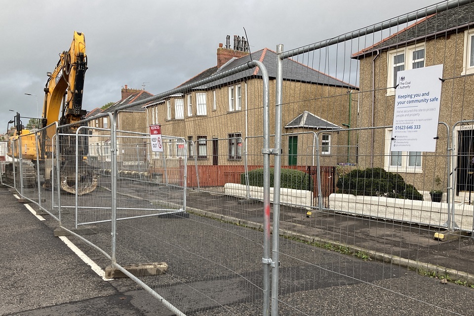 Historical unrecorded mine workings stabilised to keep Scottish