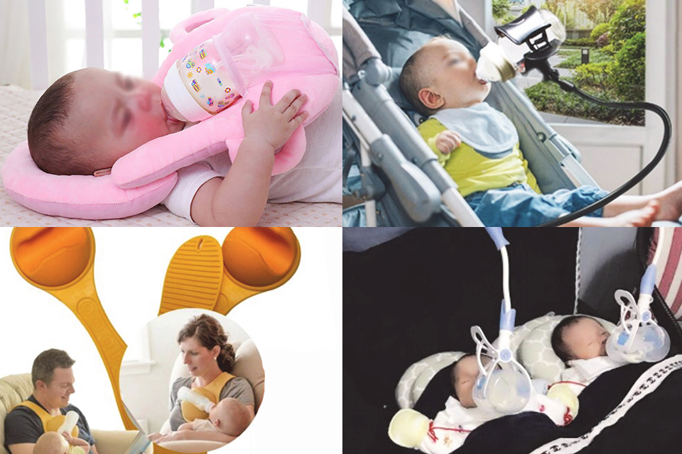 Examples of baby self-feeding products