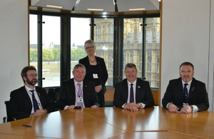 Island delegation with Alistair Carmichael