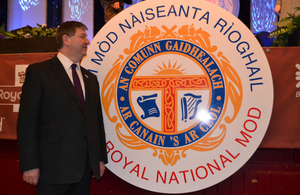 Alistair Carmichael at Royal National Mod