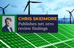 Chris Skidmore publishes net zero review findings
