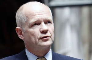 Foreign Secretary William Hague