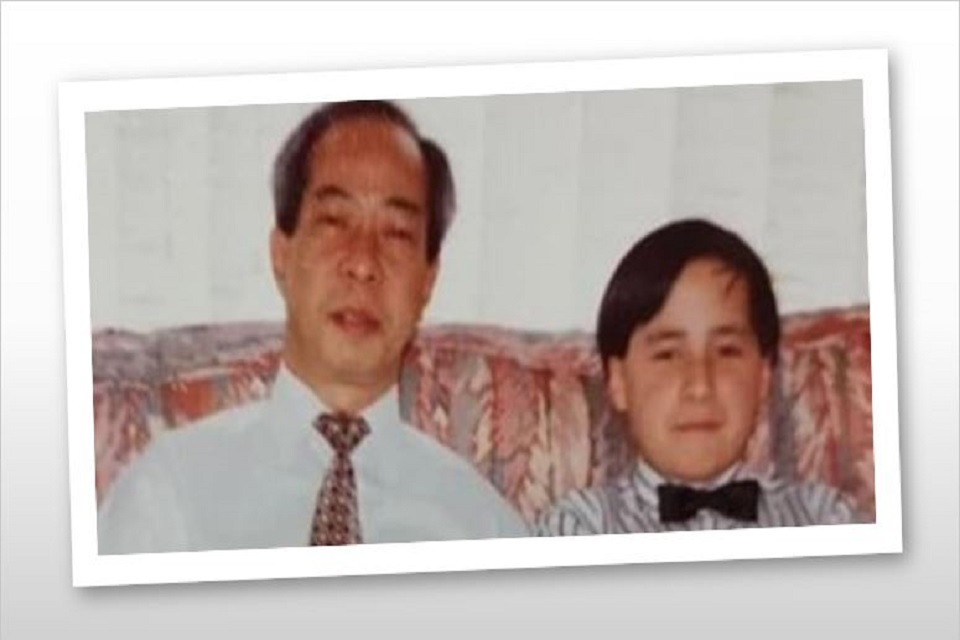 Nick Ong and his Dad
