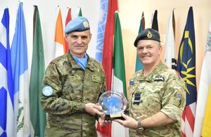 DSAME with UNIFIL Commander