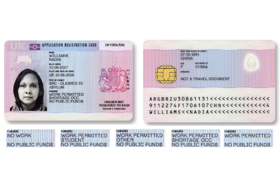 travel to uk identity card