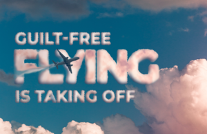 Guilt free flying is taking off