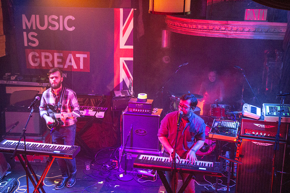 Prides performs at the Music is GREAT Britain showcase in New York City. Photo by Prue Loney.