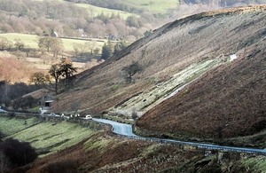 Kex Gill road in north Yorkshire