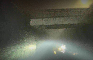 FFCCTV image showing the trackworker (image courtesy of GWR).