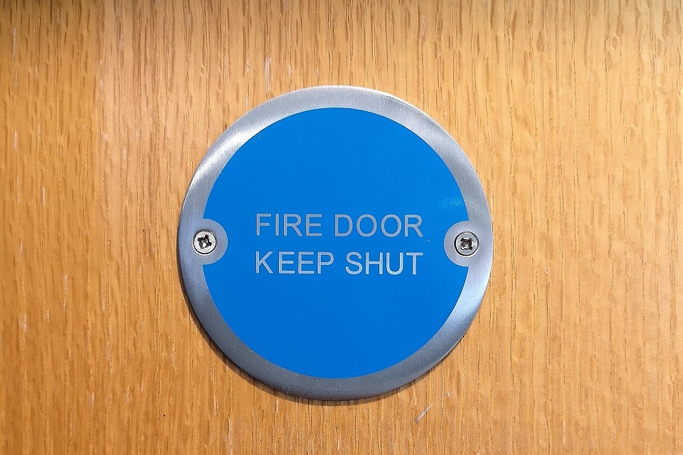 Fire door signage