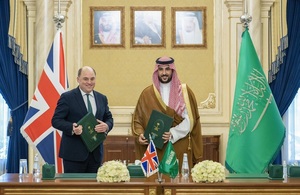 The Defence Secretary met his Saudi counterpart HRH Prince Khalid bin Salman