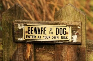 Beware of the dog.
